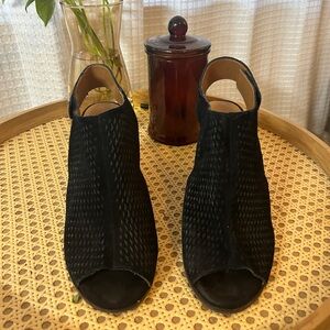 Black Suede Women's Heels